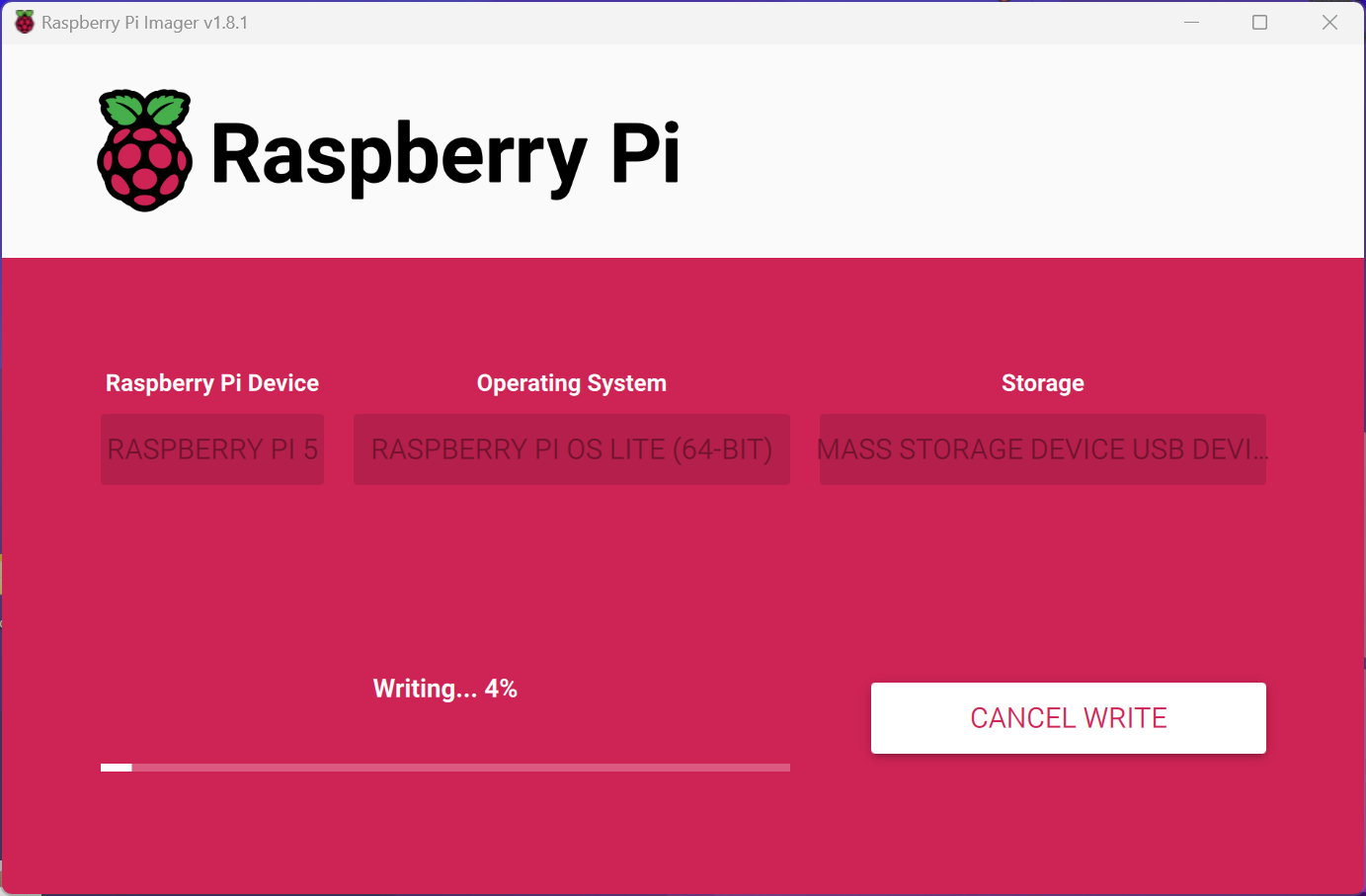 Raspberry Pi Imager - Installation